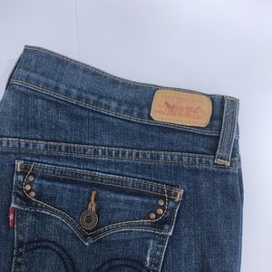 Levi’s Cutoff Distressed Denim Shorts